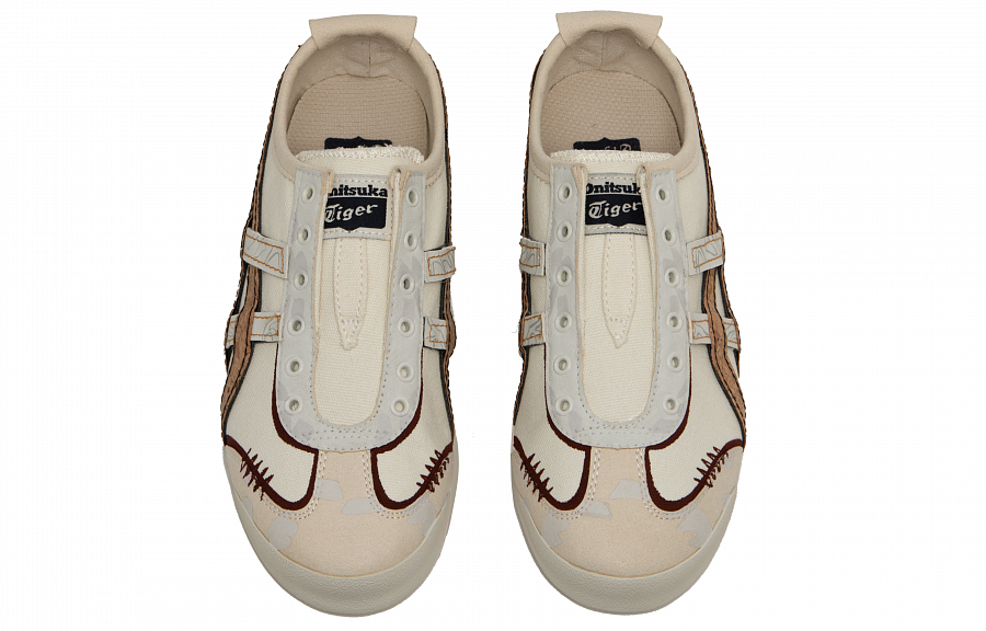Onitsuka Tiger MEXICO 66 Blessing Branch Wear resistant And Lightweight Low Top Casual Shoes Unisex Beige White Brown купить в интернет-магазине Yoocart с быстрой доставкой по России.