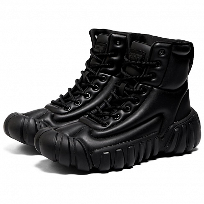 Onitsuka Tiger Dentigre Puff Ankle Boots Unisex Black
