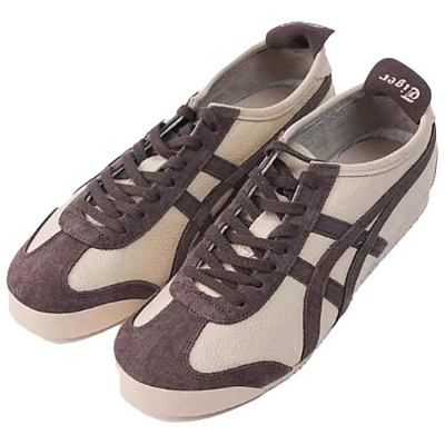Onitsuka Tiger MEXICO 66 Anti-Slip Wear-Resistant Low-Top Casual Shoes Unisex Brown