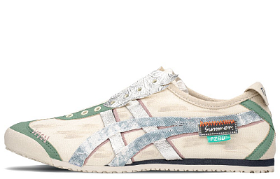 Onitsuka Tiger MEXICO 66 Lightweight Low Top Casual Shoes Unisex Beige Green
