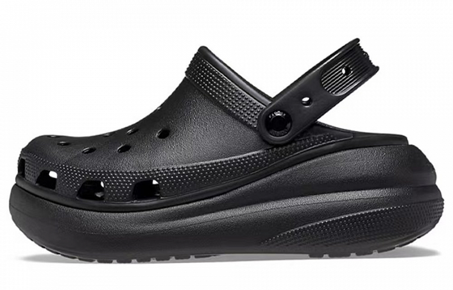 Crocs Classic Crush Clogs Unisex Black купить в интернет-магазине Yoocart с быстрой доставкой по России.