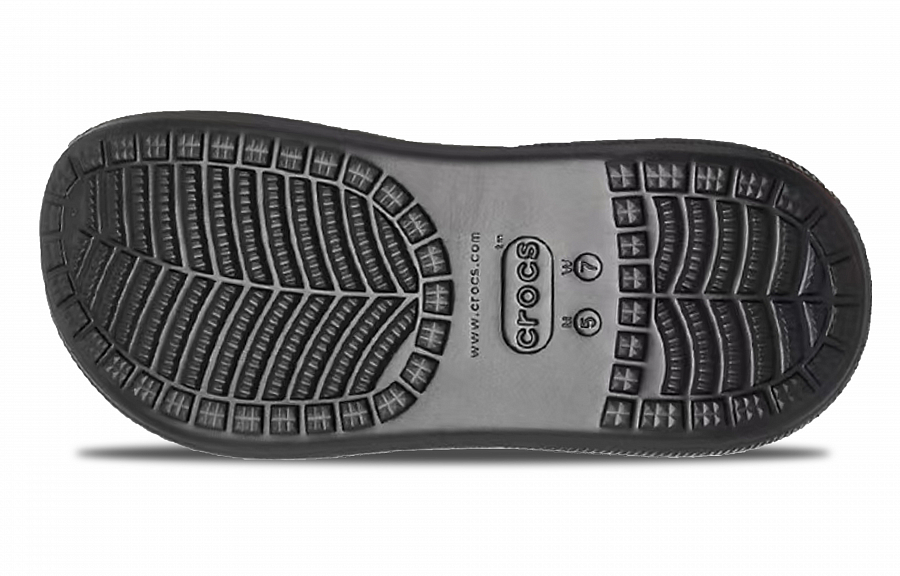 Crocs Classic Crush Clogs Unisex Black купить в интернет-магазине Yoocart с быстрой доставкой по России.