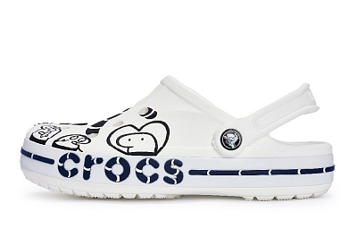 Crocs Bayaband Clogs Unisex Black White