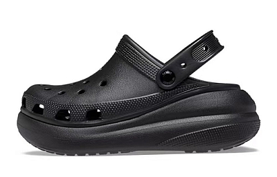 Crocs Classic Crush 811 Manufactured, Neon Star Clogs Unisex Black Pink