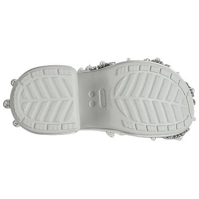 Crocs Siren Clog Simone Rocha Spiked Silver Women's