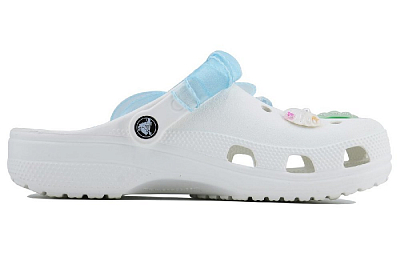 Crocs Classic Clog Pearl Shell SDS Clogs Unisex White
