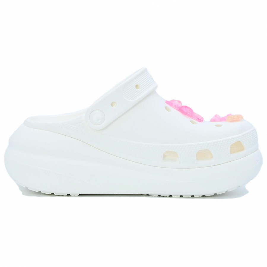Crocs Crush Clog Clogs Unisex White Pink