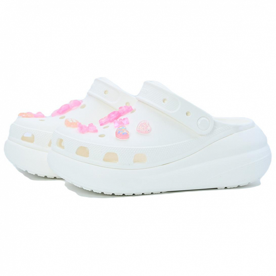 Crocs Crush Clog Clogs Unisex White Pink