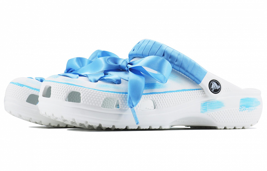 Crocs Classic Clog Blue Dream Ballet SDS Clogs Unisex White купить в интернет-магазине Yoocart с быстрой доставкой по России.