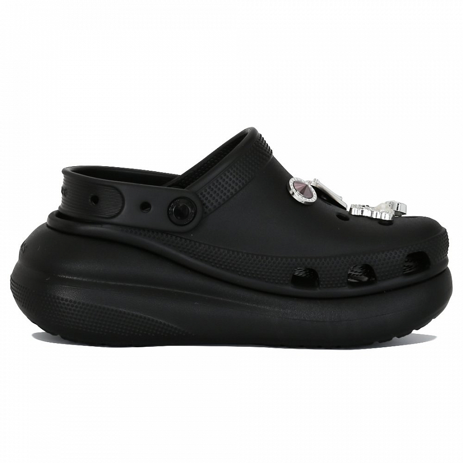 Crocs Third Lab, Crystal Classic Crush Clogs Unisex Black