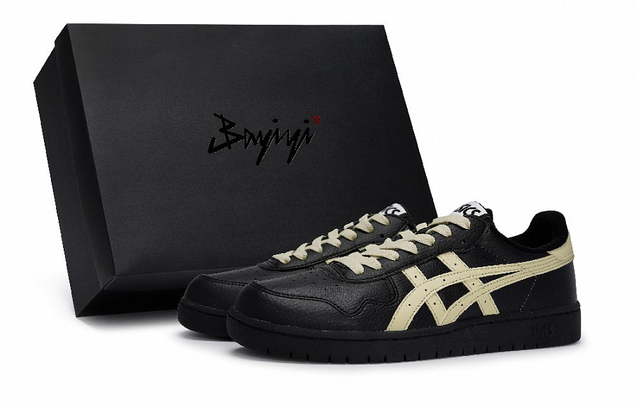 Asics JAPAN S Anti-Slip Wear-Resistant Low-Top Skateboard Shoes Unisex Black Beige купить в интернет-магазине Yoocart с быстрой доставкой по России.