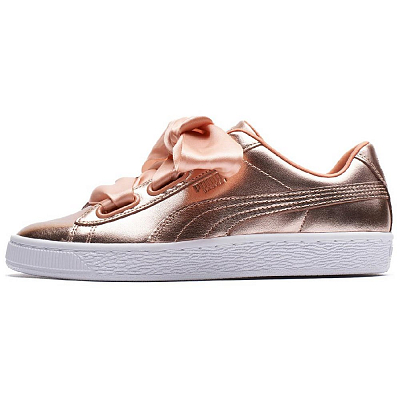 PUMA Basket Heart Luxe 'Dusty Coral' Women's