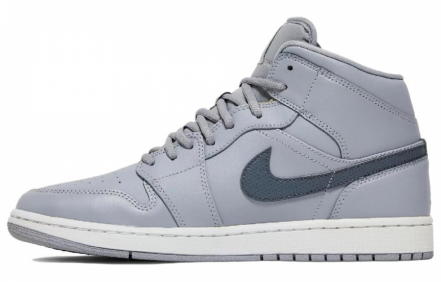 Jordan 1 Retro Mid Wolf Grey Cool Grey купить в интернет-магазине Yoocart с быстрой доставкой по России.