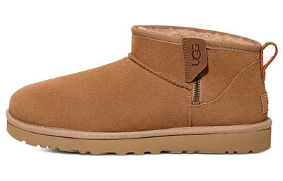 UGG Classic Ultra Mini Zip Boot 'Chestnut Orange Soda'