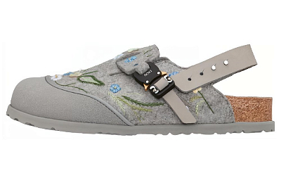 DIOR By Birkenstock Mule Tokio Felted Wool Flowers