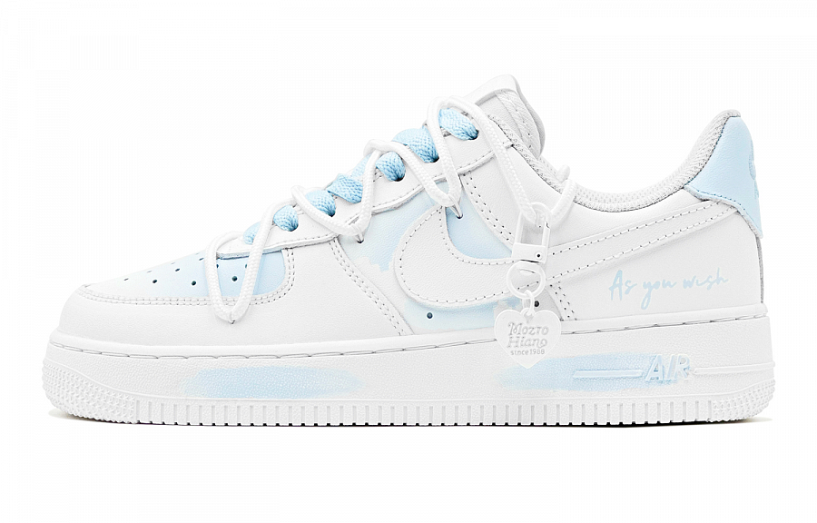 Nike Air Force 1 Low Top Skateboard Shoes Men's Blue White купить в интернет-магазине Yoocart с быстрой доставкой по России.