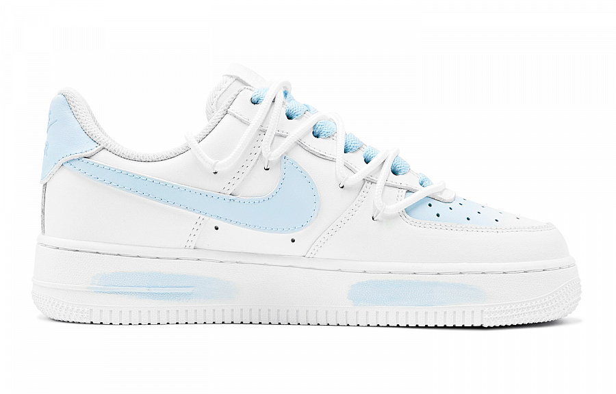 Nike Air Force 1 Low Top Skateboard Shoes Men's Blue White купить в интернет-магазине Yoocart с быстрой доставкой по России.