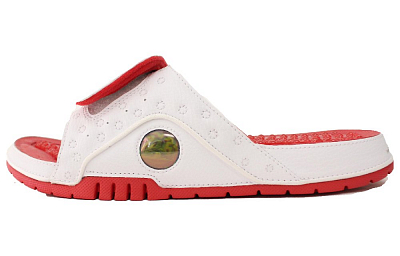 Air Jordan Hydro 13 Slide 'White Red'