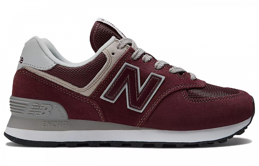 New Balance 574 Core Burgundy White Women's купить в интернет-магазине Yoocart с быстрой доставкой по России.
