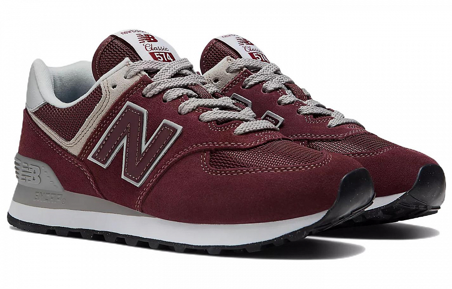 New Balance 574 Core Burgundy White Women's купить в интернет-магазине Yoocart с быстрой доставкой по России.