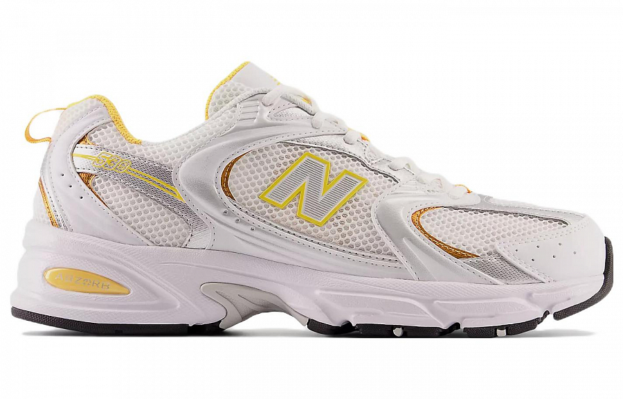 New Balance 530 White Vibrant Apricot Silver Metallic купить в интернет-магазине Yoocart с быстрой доставкой по России.