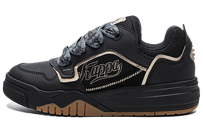 Kappa Low Top Skateboard Shoes Unisex Black