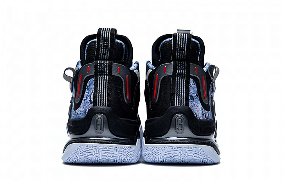 361° AG1 Pro Xingji Camouflage Low Top Performance Basketball Shoes Men's Black Gray