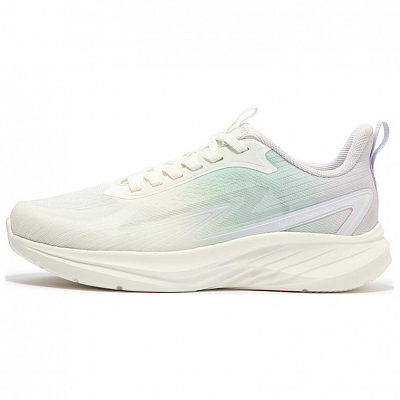 361° Cushioning, Wear Resistant Low Top Running Shoes Women's White Purple