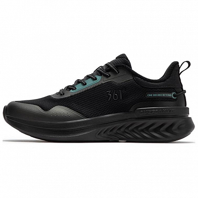 361° Hydrogen Wings Shock Absorbers With Slip Resistant Features Low Top Running Shoes Men's Black