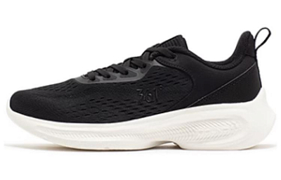 361° Breathable Anti-Slip And Wear-Resistant Low-Top Running Shoes Women's Black White