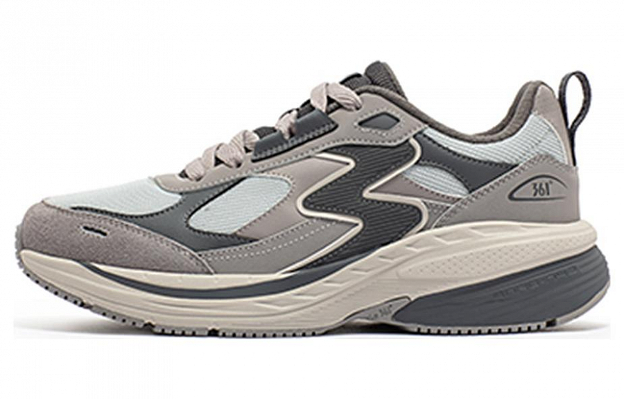 361° Cushioning Slip Resistant Low Top Running Shoes Men's Photon Gray