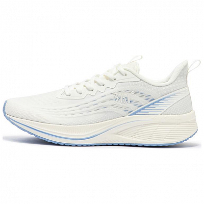 361° Slip Resistant And Breathable Low Top Running Shoes Men's White Blue