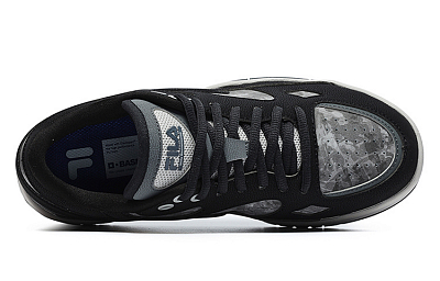 FILA FUSION FILA FUSION Hakusan L Collaboration Collection Wear-Resistant Low-Top Skateboard Shoes Women's Castle Gray