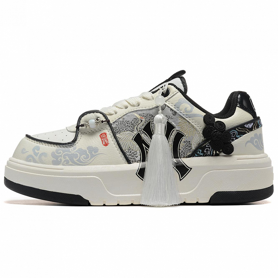 MLB Chunky Liner Skateboard Shoes Unisex Low-Top White