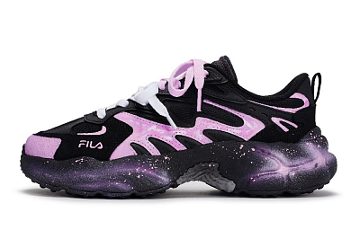FILA Fern2 Chunky Sneakers Women's Low Top Black/White/Pink