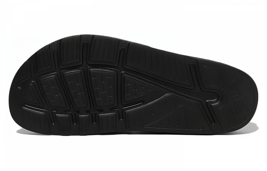 FILA Slick Slide Rubber Sole Slide Slippers Unisex Black Korean Style купить в интернет-магазине Yoocart с быстрой доставкой по России.
