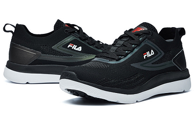 FILA Athletics Low 'Black White Red'