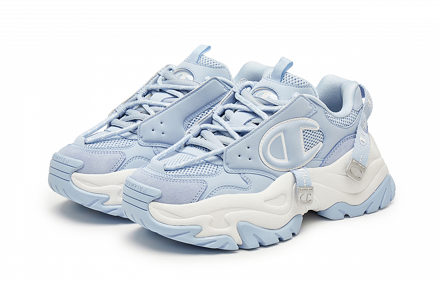 Champion Champ XXL Aurora Height Increasing Low Top Chunky Sneakers Unisex Peak Blue/Champion White купить в интернет-магазине Yoocart с быстрой доставкой по России.
