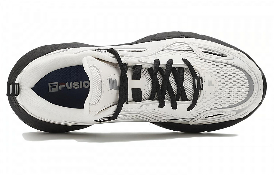 FILA FUSION CRED Leader Breathable Low top Casual City Commute Running Shoes Women's Micro White Black купить в интернет-магазине Yoocart с быстрой доставкой по России.