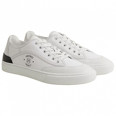 HERMES Get Low Top Skateboard Shoes Men's White
