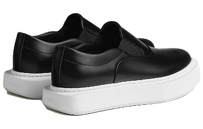 HERMES Hiro Loafers Men Black