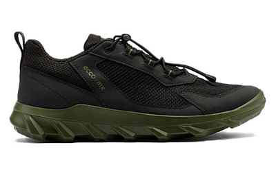 Ecco Wear-Resistant Low-Top Casual Shoes Men's Black Green