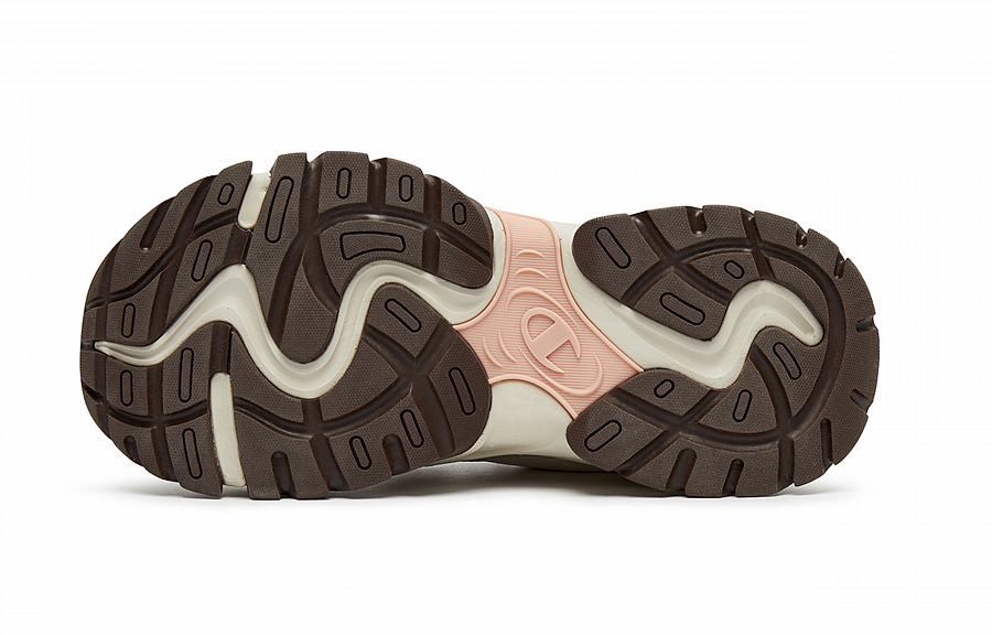 POP MART x Champion Molly Layered Shoes Champ XXL Molly Low-Top Chunky Sneakers Women's Coffee Brown купить в интернет-магазине Yoocart с быстрой доставкой по России.