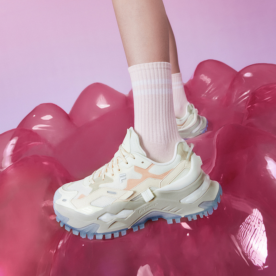 FILA FUSION BIANCO Low Top Casual Shoes Women's White Pink купить в интернет-магазине Yoocart с быстрой доставкой по России.