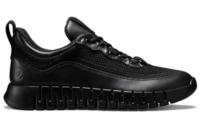 Ecco Smart Series Slip Resistant Water Resistant Low Top Casual Shoes Men's Black