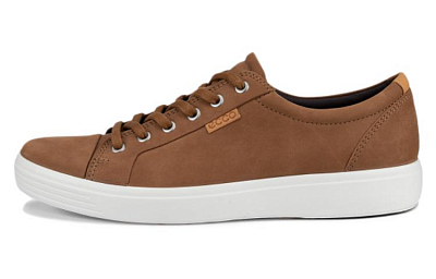 Ecco Soft 7 Low Top Skateboard Shoes Men's Brown
