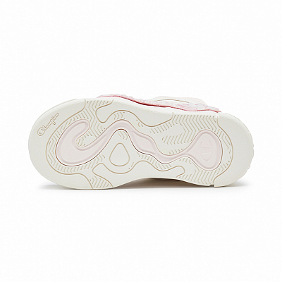 Champion Puffy Jelly Shoes Low Top Skateboard Shoes Unisex Washed Pink/Milk White