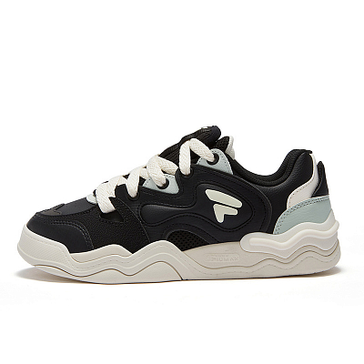 FILA FUSION KICKDX Low Top Skateboard Shoes Women's Black Gray