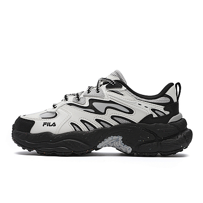 FILA Fern Low Top Chunky Sneakers Women's White Gray