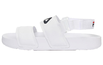 FILA Drifter Series Slide Beach Sandals Unisex White Korean Style